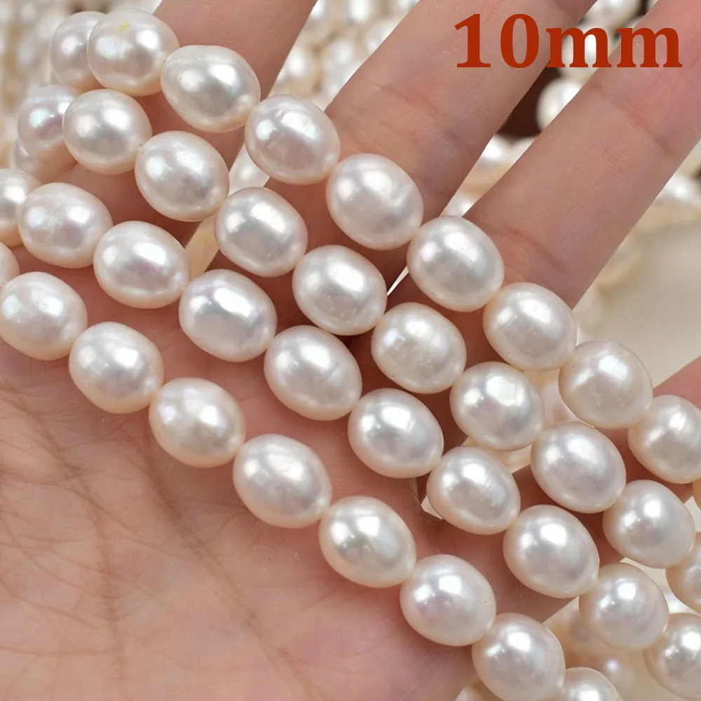 AAA 9-10mm Big Rice Shape Beads Natural Freshwater Pearl Beads for Jewelry Making Supplies DIY Necklace Bracelet Accessories
AAA 9-10mm Big Rice Shape Beads Natural Freshwater Pearl Beads for Jewelry Making Supplies DIY Necklace Bracelet Accessories