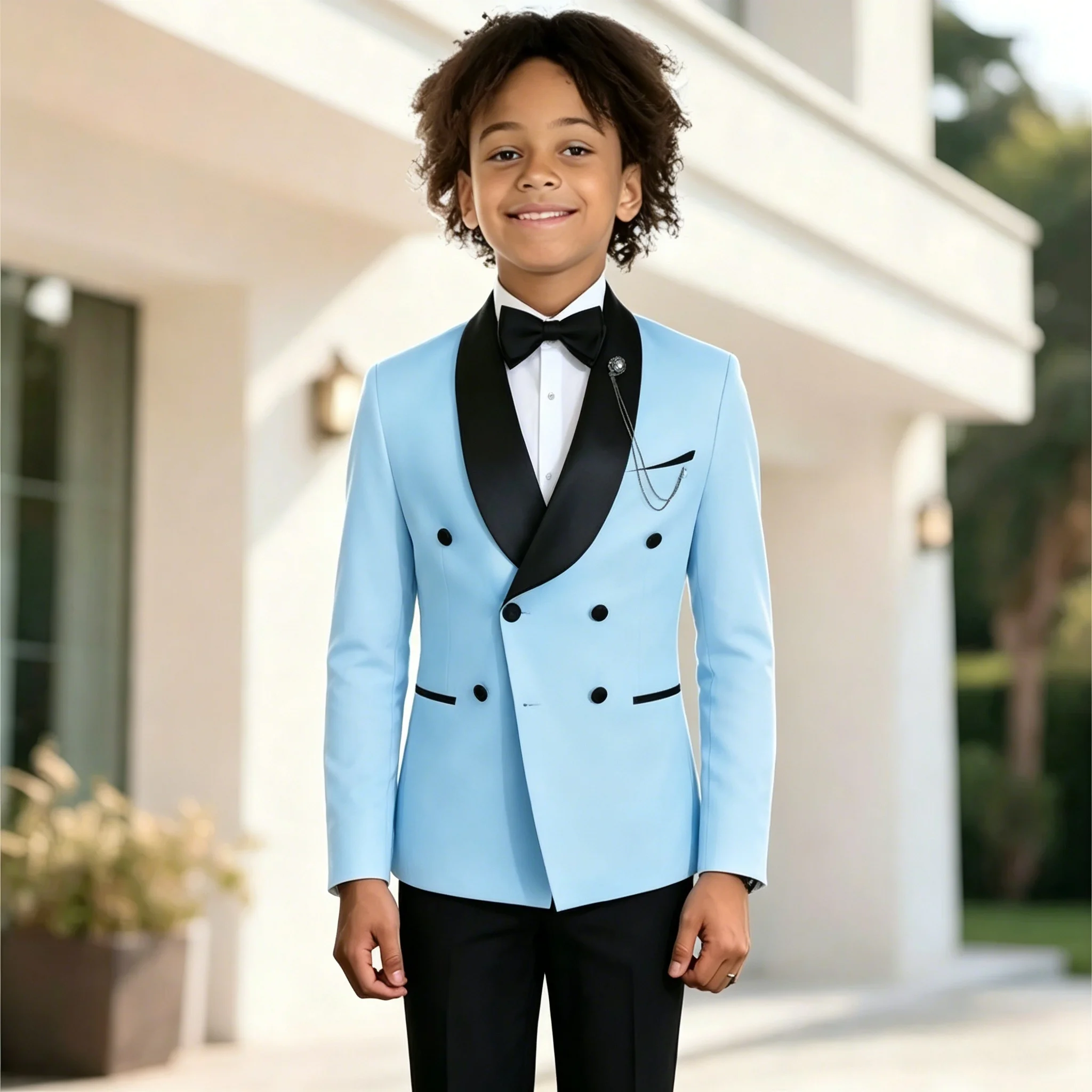 Boys Formal Suits Double Breasted Wedding Outfits Host Performance Costume for Children 2-16 Years Old Kids Birthday Blazer Set
Boys Formal Suits Double Breasted Wedding Outfits Host Performance Costume for Children 2-16 Years Old Kids Birthday Blazer Set