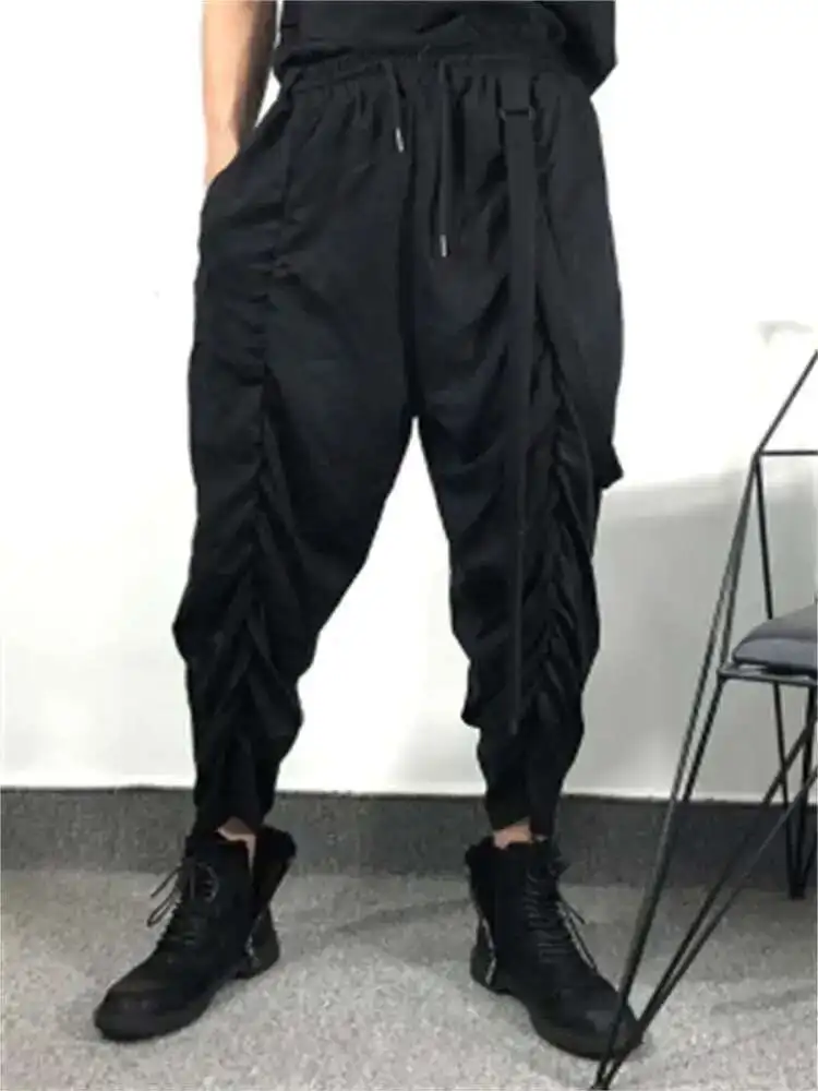 Pleated Autumn Men's Loose Personalized New And Large Spring Fashion Tight Sports Casual Pants
Pleated Autumn Men's Loose Personalized New And Large Spring Fashion Tight Sports Casual Pants