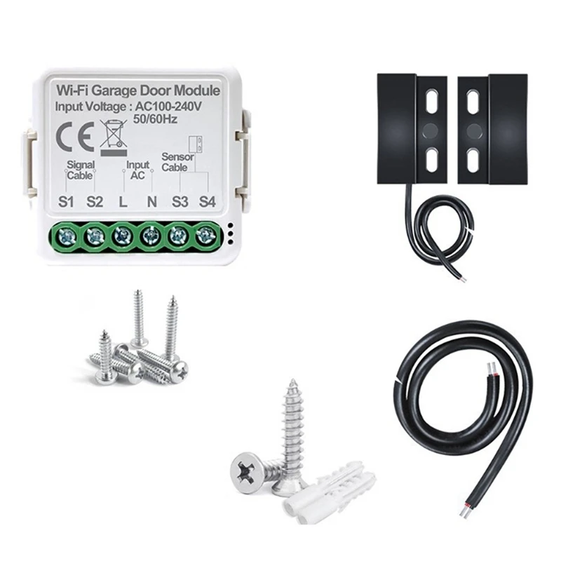 Tuya Smart Wifi Garage Door Opener Controller App Voice Remote Control Work For Alexa Google Home Assistant
Tuya Smart Wifi Garage Door Opener Controller App Voice Remote Control Work For Alexa Google Home Assistant
