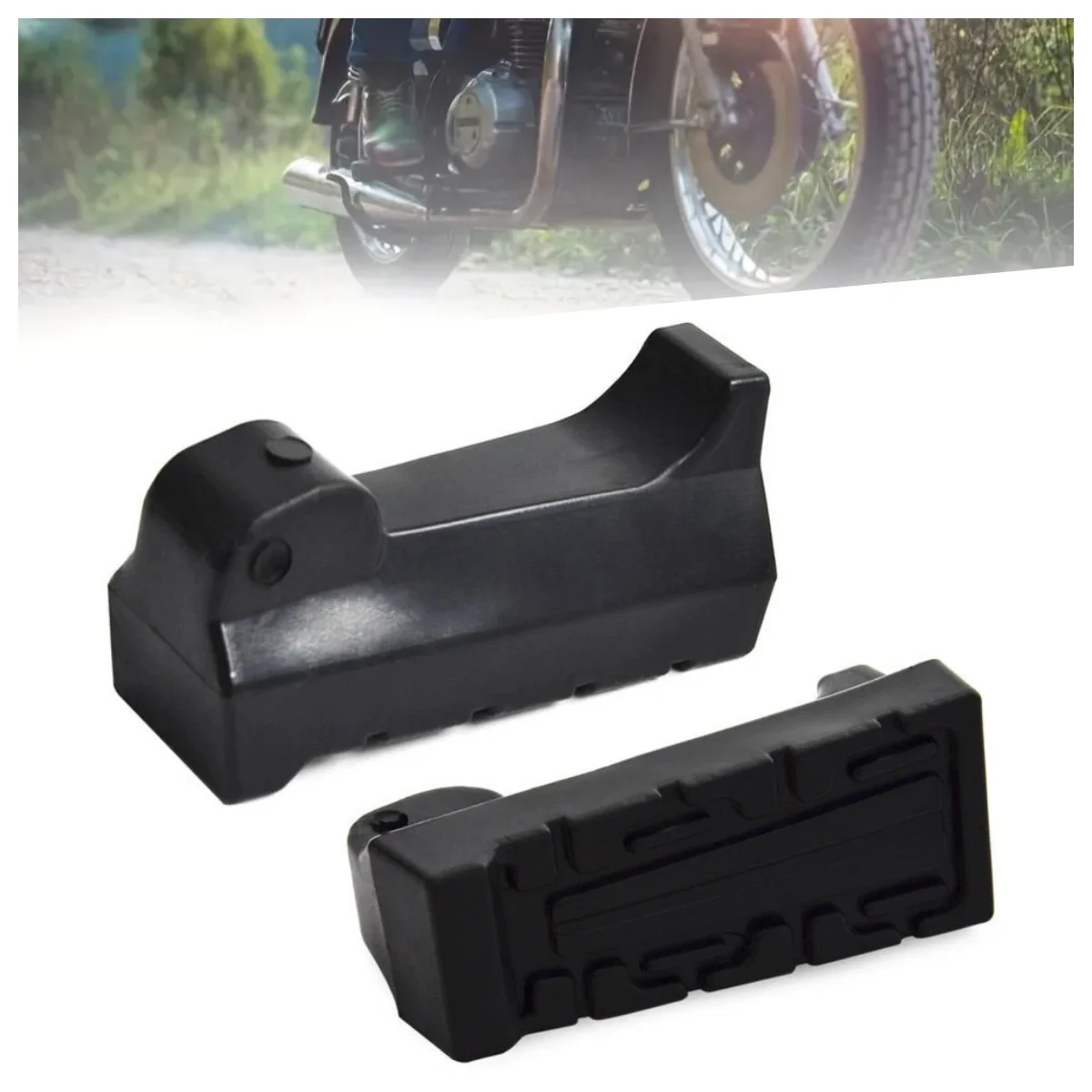 1Pair Rubber Front Pedal Footrest Foot Pegs Black For Yamaha YBR 125 Repose Pieds Moto Motorcycle Accessories Tools Replacement
1Pair Rubber Front Pedal Footrest Foot Pegs Black For Yamaha YBR 125 Repose Pieds Moto Motorcycle Accessories Tools Replacement