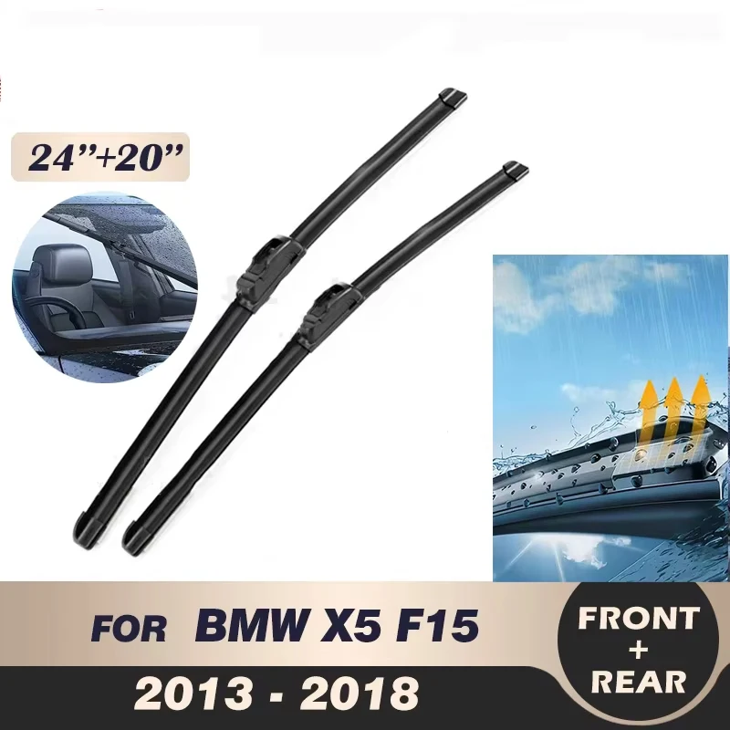 For Wiper Front Wiper Blades Set BMW X5 F15 2013 2014 2015 2016 2017 2018 Windshield Windscreen Window 24"20
For Wiper Front Wiper Blades Set BMW X5 F15 2013 2014 2015 2016 2017 2018 Windshield Windscreen Window 24"20