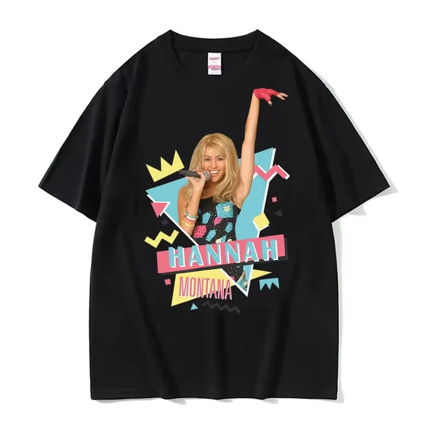 Летняя футболка с логотипом Hannah Montana для мужчин и женщин, повседневная футболка с короткими рукавами, модная эстетичная футболка унисекс, модная футболка Y2K, уличная одежда
Летняя футболка с логотипом Hannah Montana для мужчин и женщин, повседневная футболка с короткими рукавами, модная эстетичная футболка унисекс, модная футболка Y2K, уличная одежда