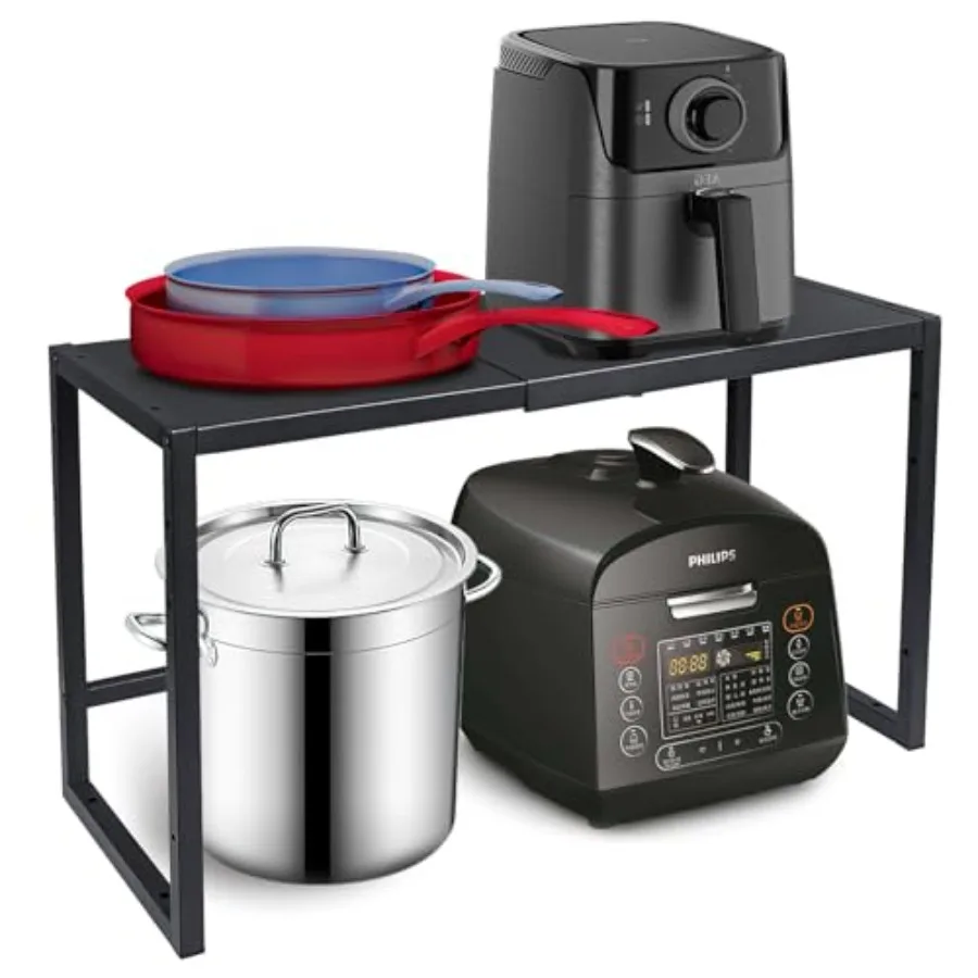 Expandable Metal Storage Shelves, 110LBS Heavy Duty Shelving Units and Storage For Pots Pans Small Appliances, Adjustable Metal
Expandable Metal Storage Shelves, 110LBS Heavy Duty Shelving Units and Storage For Pots Pans Small Appliances, Adjustable Metal