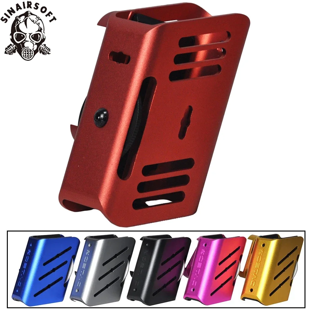 IPSC S-2 Tactical Belt Magazine Holster CNC Aluminum Multi-Angle Adjustable Race Master for Pistol Universal Competition
IPSC S-2 Tactical Belt Magazine Holster CNC Aluminum Multi-Angle Adjustable Race Master for Pistol Universal Competition