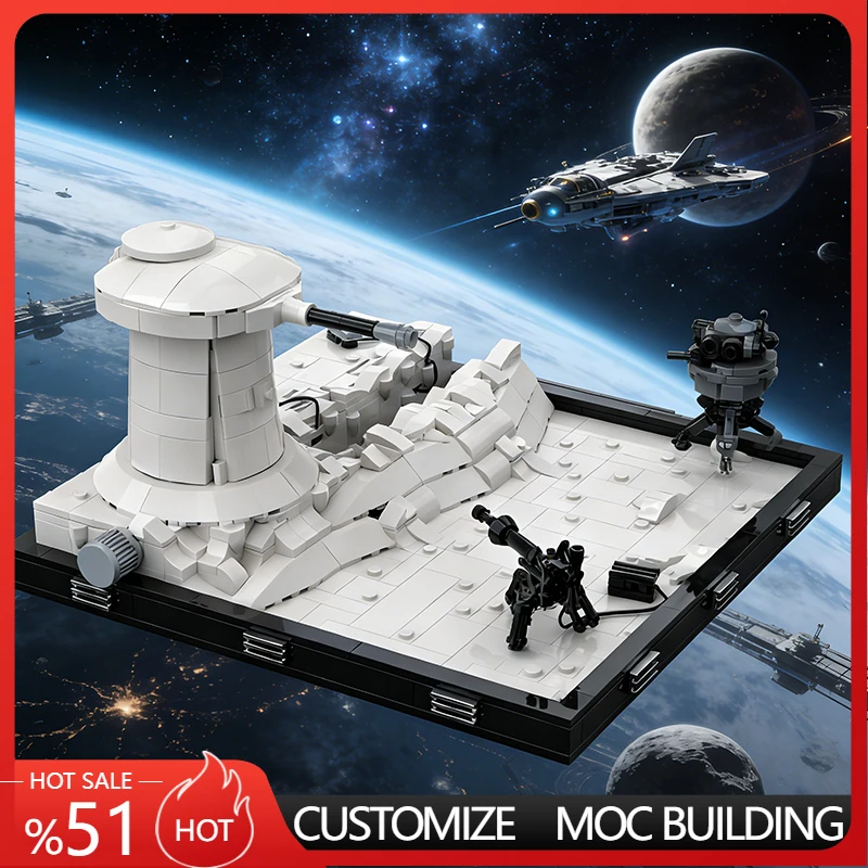 817 деталей: Конструктор MOC «Звездные бои: Замороженная пустошь» — Модульный набор для самостоятельной сборки, креативный дизайн, игрушка-конструктор, подарок на день рождения
817 деталей: Конструктор MOC «Звездные бои: Замороженная пустошь» — Модульный набор для самостоятельной сборки, креативный дизайн, игрушка-конструктор, подарок на день рождения