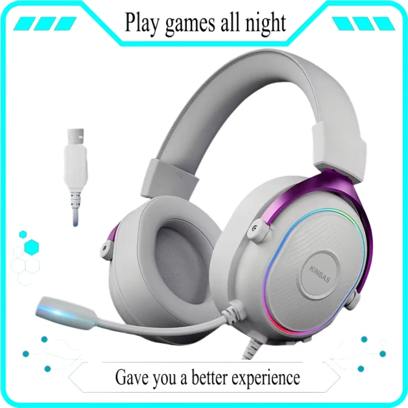 E-Sports Specific Wired Headset With Microphone Usb Interface Noise Reduction Tensile Resistant Copper Wire Adjustable Earmuffs
E-Sports Specific Wired Headset With Microphone Usb Interface Noise Reduction Tensile Resistant Copper Wire Adjustable Earmuffs