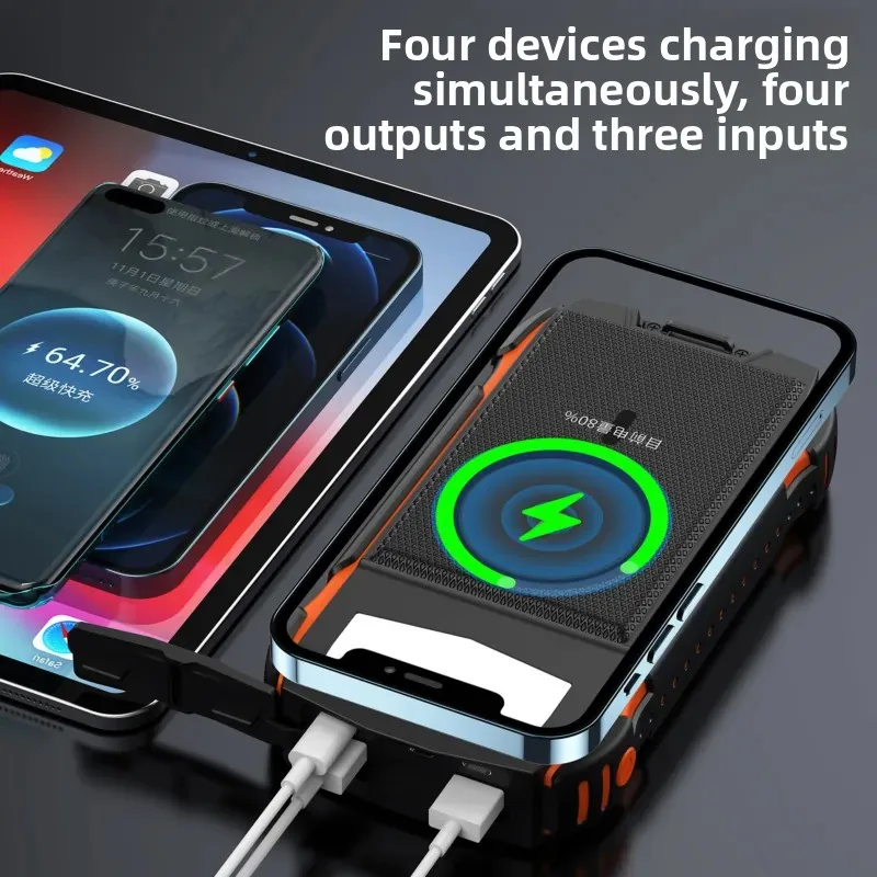 10W5V 20000mAh Portable Solar Power Bank for Outdoor Use Waterproof External Battery Pack for Smartphones
10W5V 20000mAh Portable Solar Power Bank for Outdoor Use Waterproof External Battery Pack for Smartphones