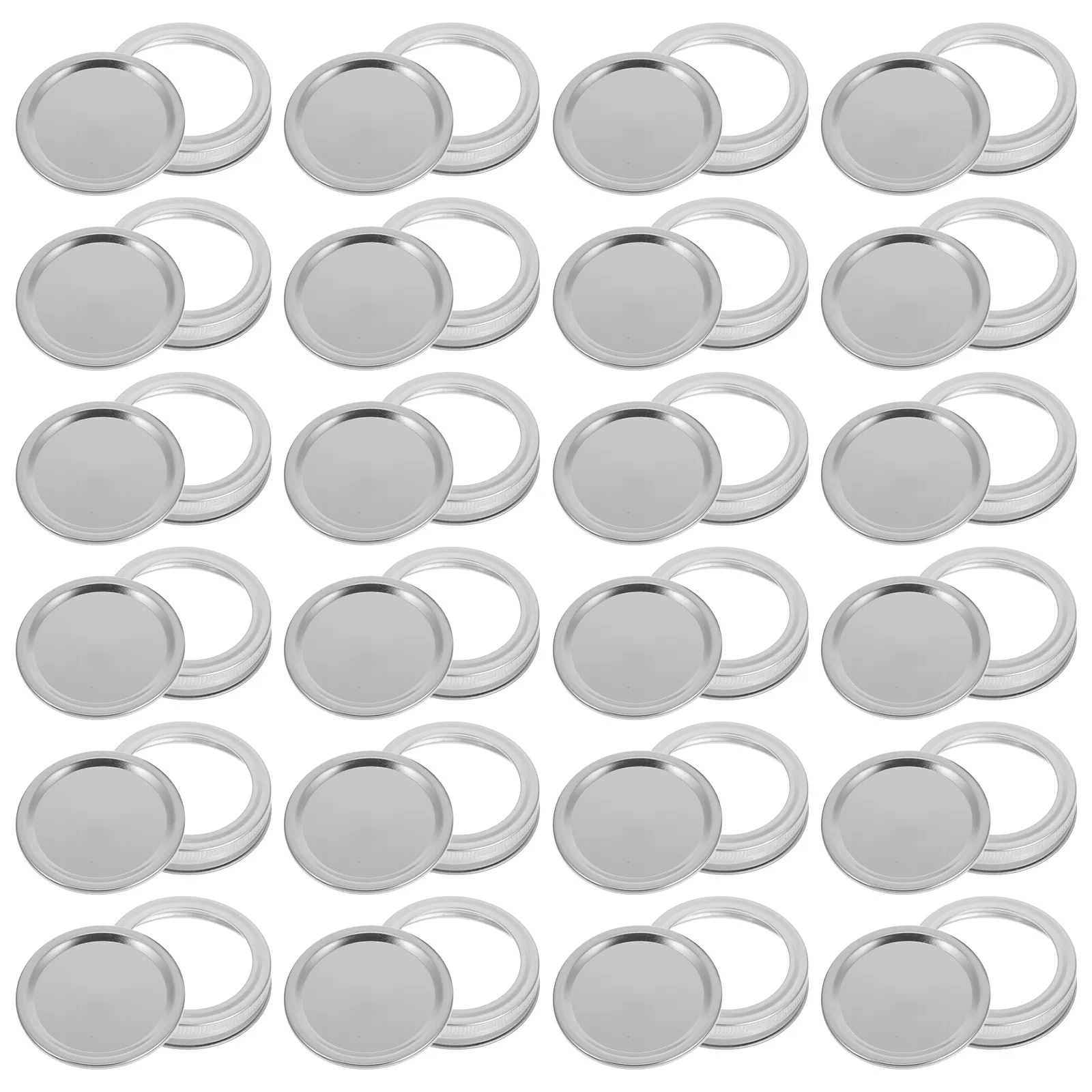 24 Sets Mason Jar Lids Wide Mouth Canning Rings Tinplate Supplies Sealing Food Storage Kitchen Bar Accessories
24 Sets Mason Jar Lids Wide Mouth Canning Rings Tinplate Supplies Sealing Food Storage Kitchen Bar Accessories