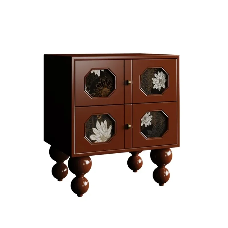 French retro national style solid wood bedside table black medieval bedside table sofa side table Nordic environmentally friendl
French retro national style solid wood bedside table black medieval bedside table sofa side table Nordic environmentally friendl