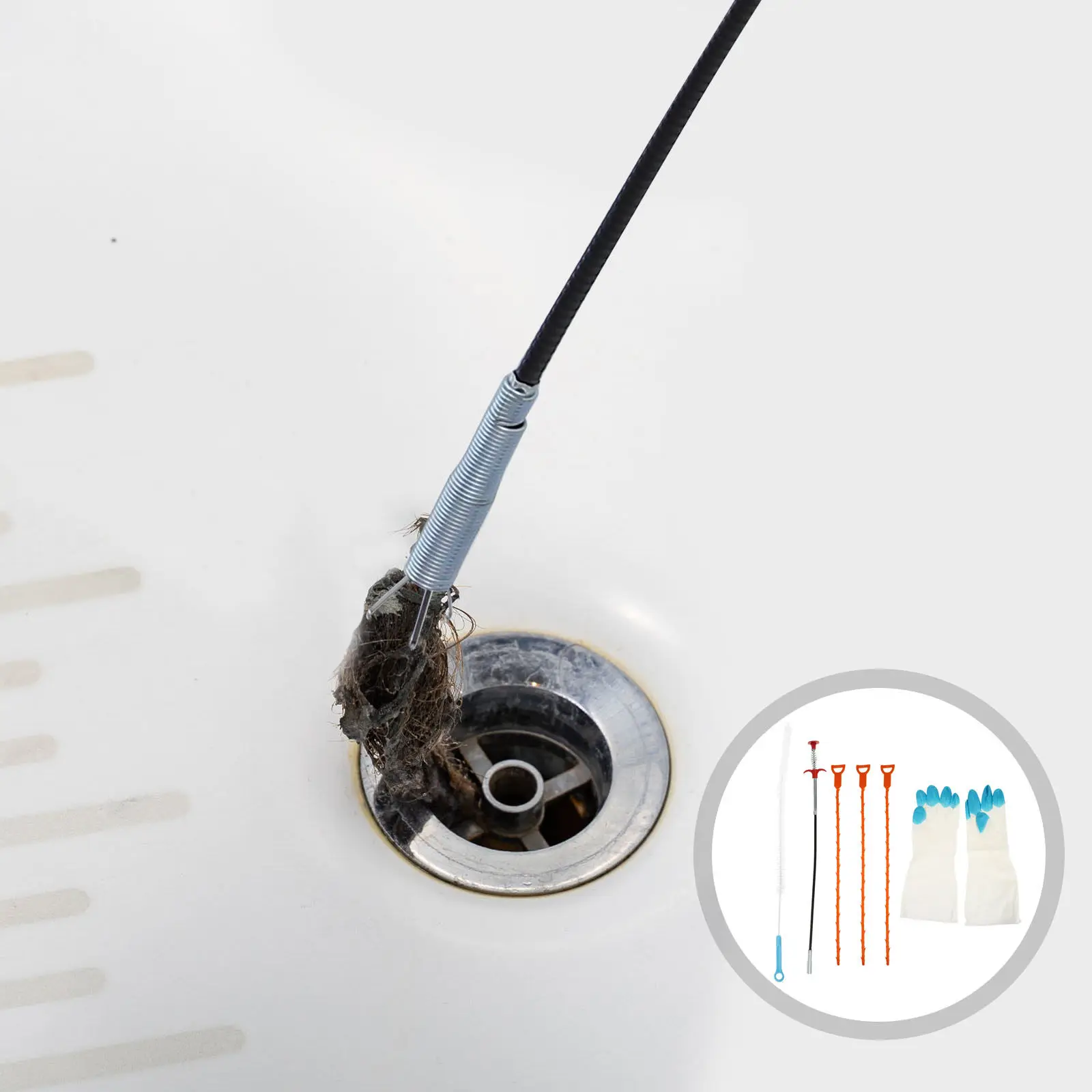 Drain Cleaning Equipment Kitchen Sink Cleaner Sewer Unclog Hair Clogged Remover Pipe
Drain Cleaning Equipment Kitchen Sink Cleaner Sewer Unclog Hair Clogged Remover Pipe