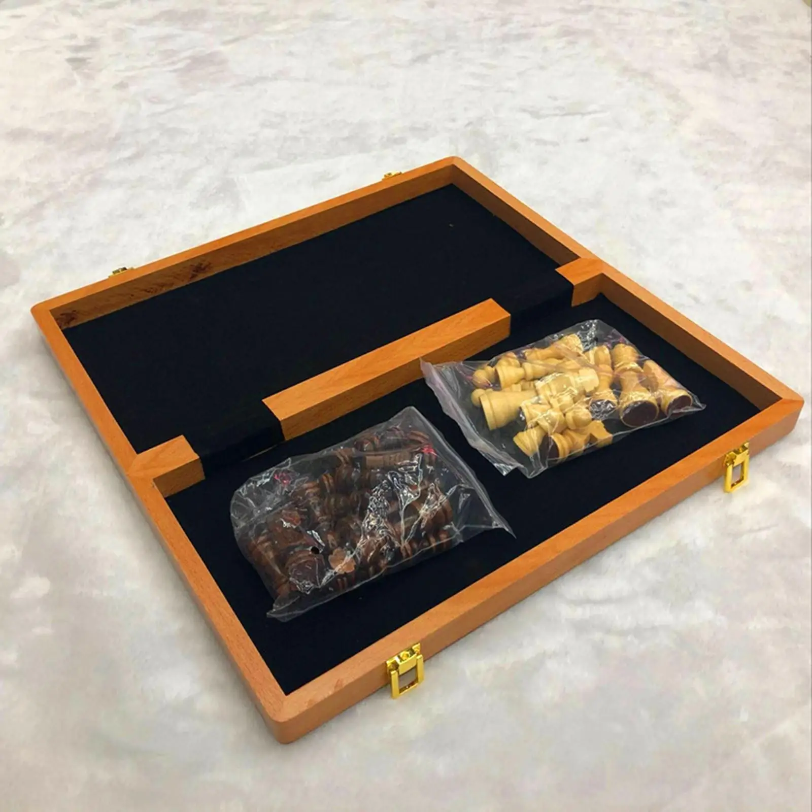 15" Wooden Chess Set Foldable Portable Handmade Vintage Board Kids Children Board Game
15" Wooden Chess Set Foldable Portable Handmade Vintage Board Kids Children Board Game