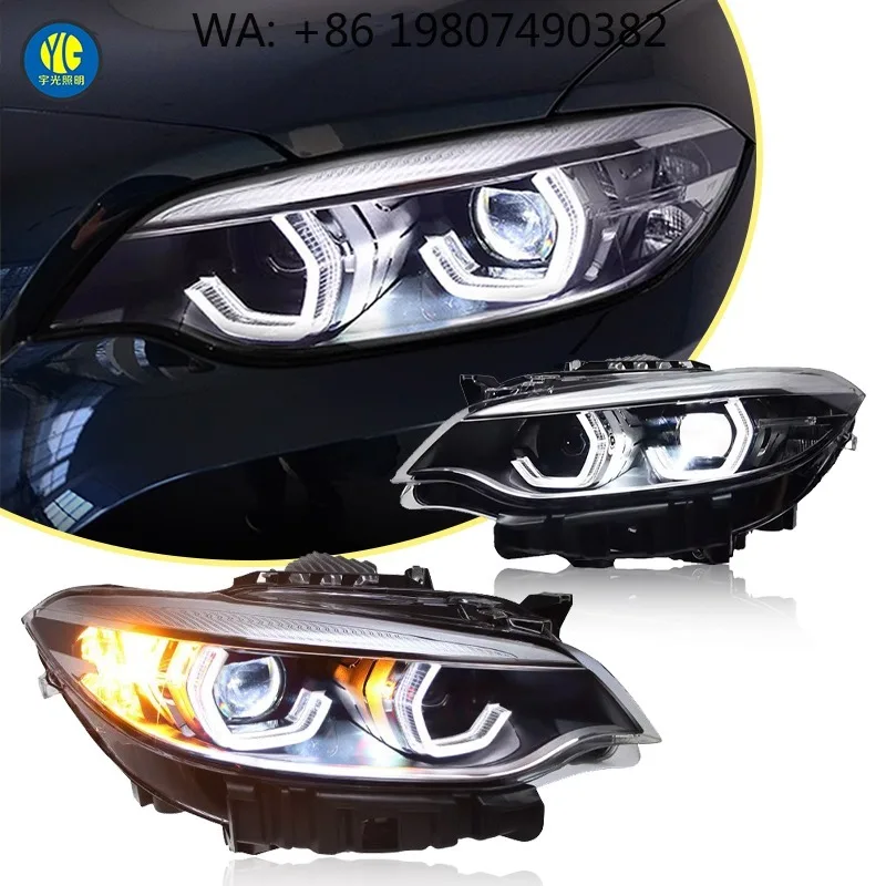 M5 Style Angel Eyes LED Front Headlight DRL Projector Auto Lighting Upgrade Car Tuning Parts
M5 Style Angel Eyes LED Front Headlight DRL Projector Auto Lighting Upgrade Car Tuning Parts