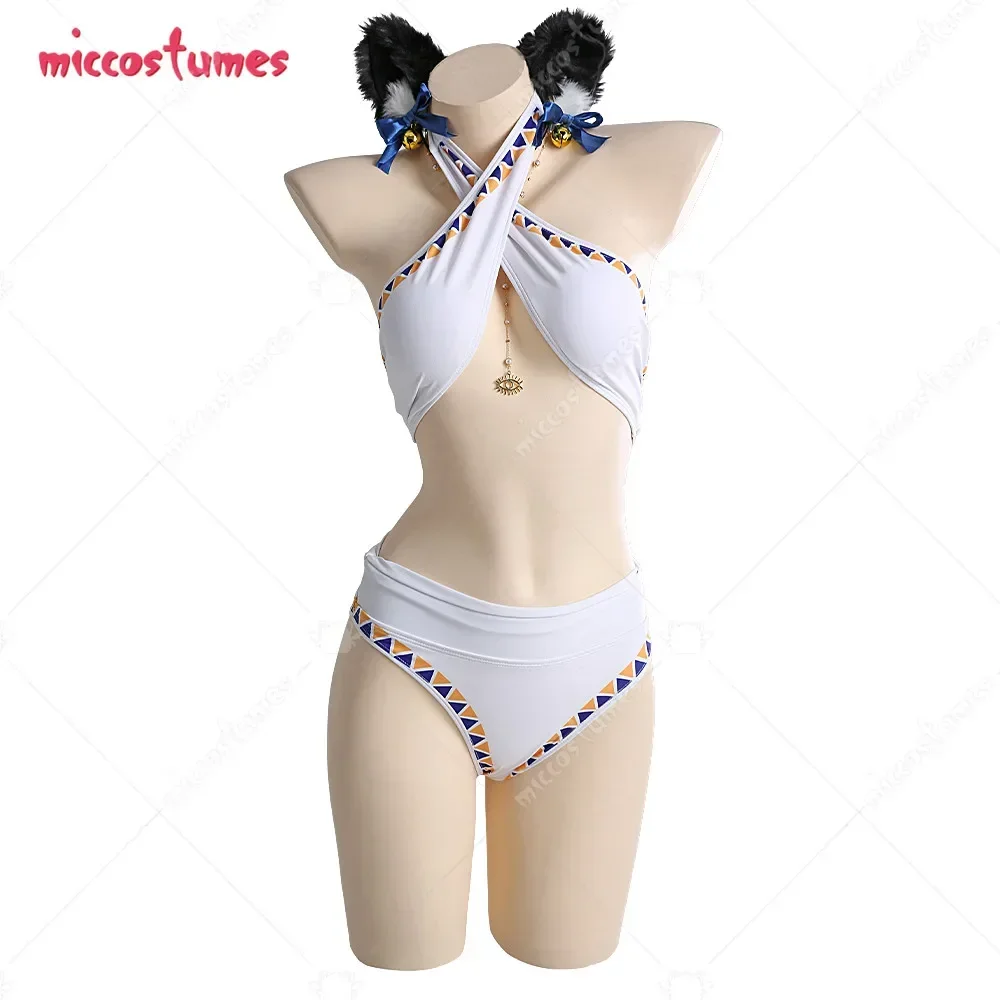 Miccostumes Купальники для женщин Сексуальный двухсекционный купальник Египетский кот Кроссовер Купальный костюм Холтер Топ и низ Комплект бикини
Miccostumes Купальники для женщин Сексуальный двухсекционный купальник Египетский кот Кроссовер Купальный костюм Холтер Топ и низ Комплект бикини