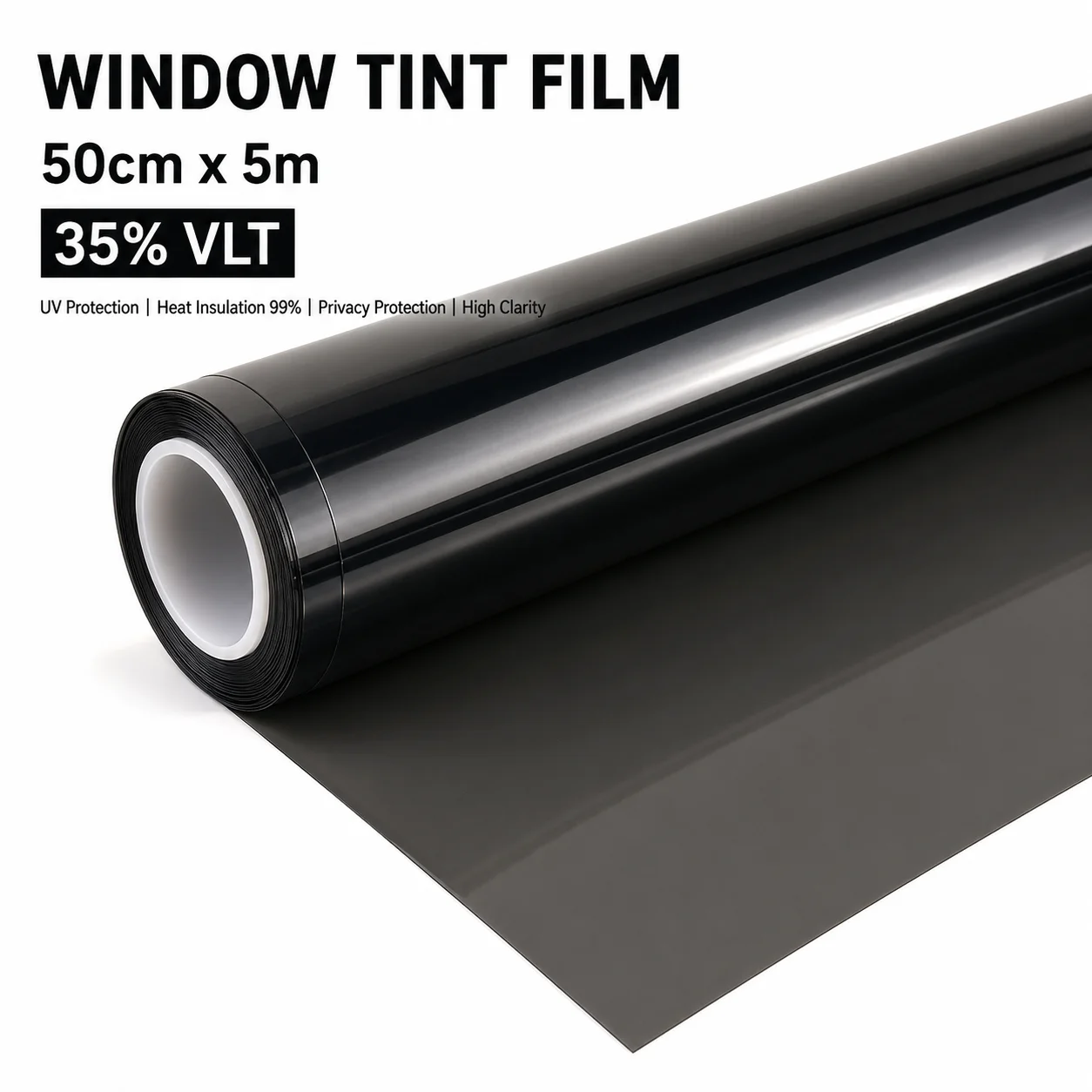 35% VLT Light Smoke Nano Ceramic Car Window Tint Film 50cmX500cm Color Stable Ceramic PET Wide Front Solar Tint Roll NoBubble UV
35% VLT Light Smoke Nano Ceramic Car Window Tint Film 50cmX500cm Color Stable Ceramic PET Wide Front Solar Tint Roll NoBubble UV