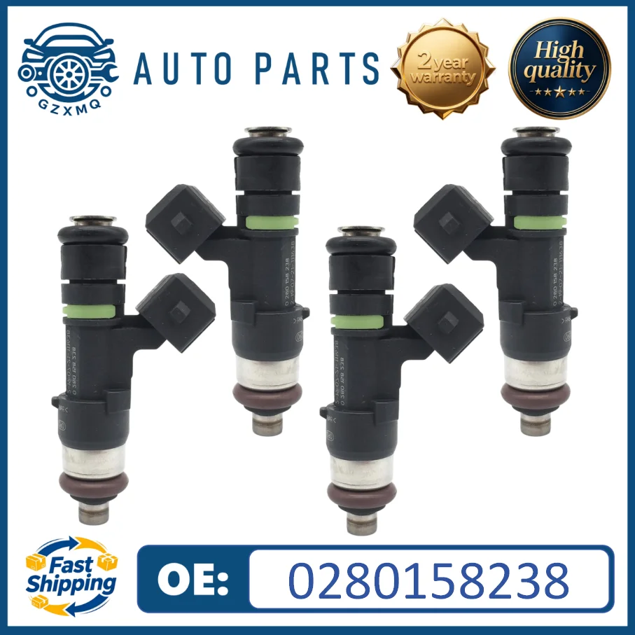 4pcs Fuel Injectors 0280158238 for Ford c-max II Ecosport Fiesta Saloon VI Focus 1.6L 2010-2020 #AM5G-9F593-BA 1674854
4pcs Fuel Injectors 0280158238 for Ford c-max II Ecosport Fiesta Saloon VI Focus 1.6L 2010-2020 #AM5G-9F593-BA 1674854