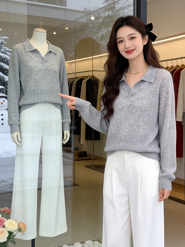 Повседневный свободный тонкий свитер с длинными рукавами для женщин, новинка весенней коллекции, простой топ для повседневной носки, удобный, дышащий, мягкий вязаный свитер
Повседневный свободный тонкий свитер с длинными рукавами для женщин, новинка весенней коллекции, простой топ для повседневной носки, удобный, дышащий, мягкий вязаный свитер