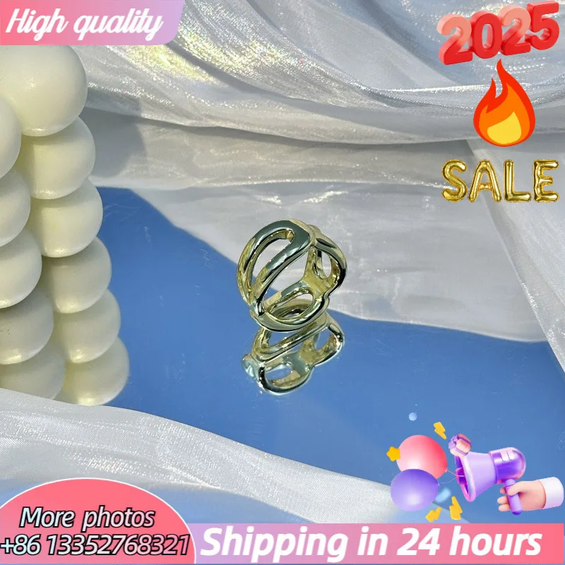 2025 Hot Sales New Fashion Style Ring Plated 925 Silver 14k Gold Charm Niche Lovers Senior Jewelry Gifts
2025 Hot Sales New Fashion Style Ring Plated 925 Silver 14k Gold Charm Niche Lovers Senior Jewelry Gifts