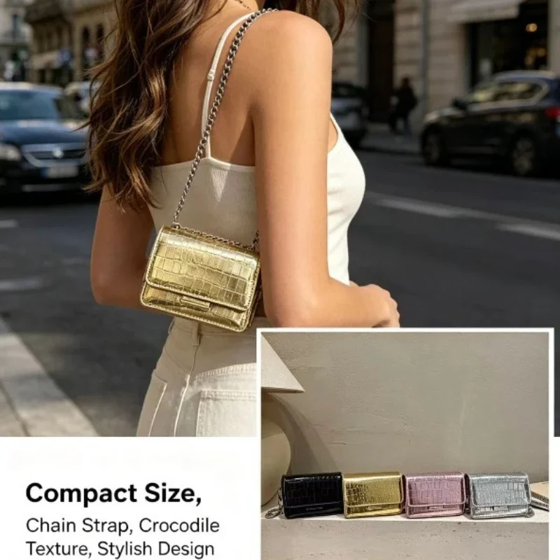 Women's Rhombus Chain Small Square Bag 2026 High-End Fashion Shoulder Messenger Mini Bag Versatile Elegant Trendy
Women's Rhombus Chain Small Square Bag 2026 High-End Fashion Shoulder Messenger Mini Bag Versatile Elegant Trendy