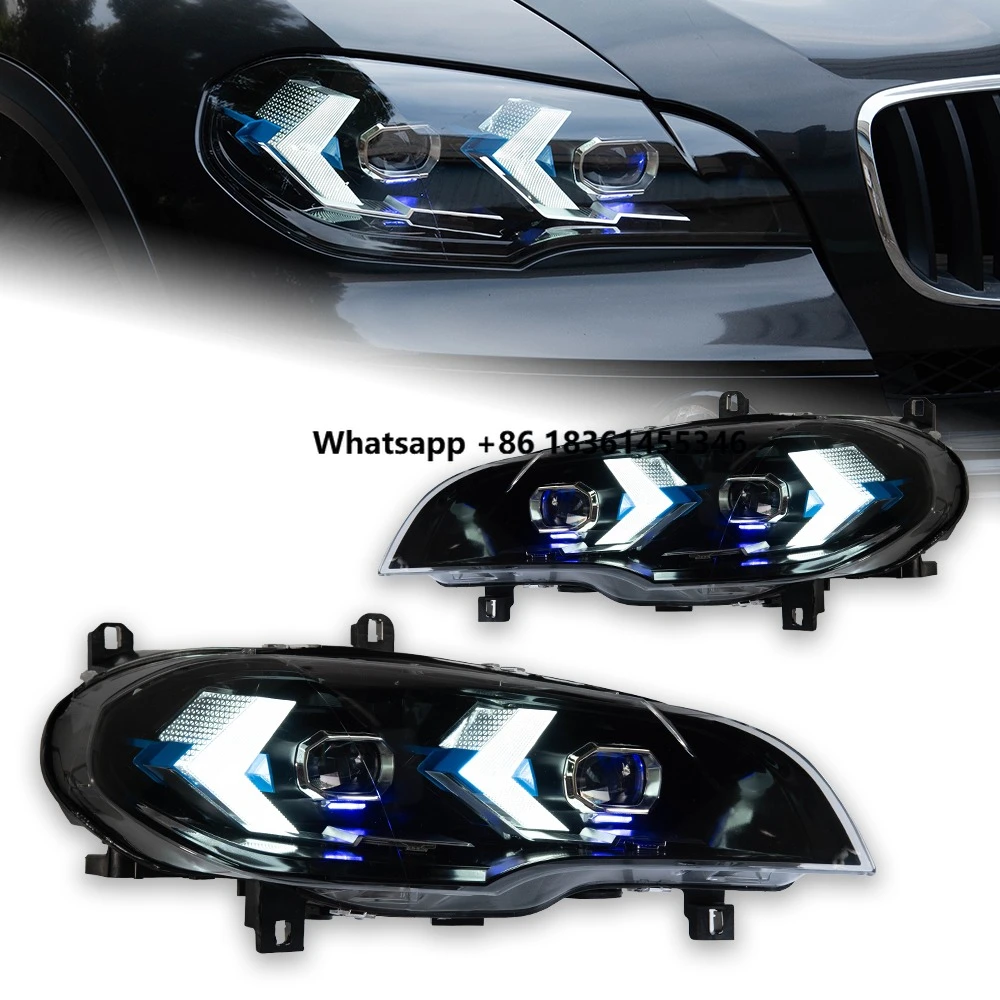 Car Front Head Lamp for X5 E70 LED Headlight Projector Lens 2007-2013 X5M DRL Signal Animation Automotive Accessories
Car Front Head Lamp for X5 E70 LED Headlight Projector Lens 2007-2013 X5M DRL Signal Animation Automotive Accessories