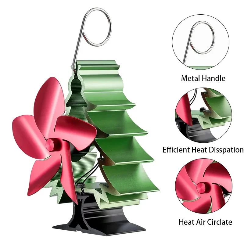 5 Blade Heat Powered Stove Fan Christmas Tree Log Wood Burner Eco-fan Fireplace Fan Camping Firewood stove Heat Powered Fan
5 Blade Heat Powered Stove Fan Christmas Tree Log Wood Burner Eco-fan Fireplace Fan Camping Firewood stove Heat Powered Fan