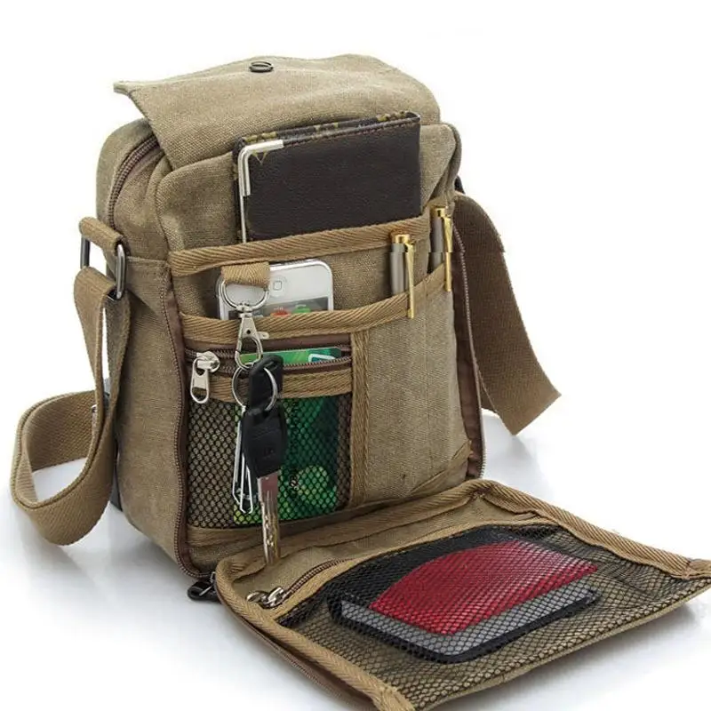 Men's Bag Casual Small Multifunction Shoulder Bag Multi-pocket Crossbody Bag Outdoors
Men's Bag Casual Small Multifunction Shoulder Bag Multi-pocket Crossbody Bag Outdoors