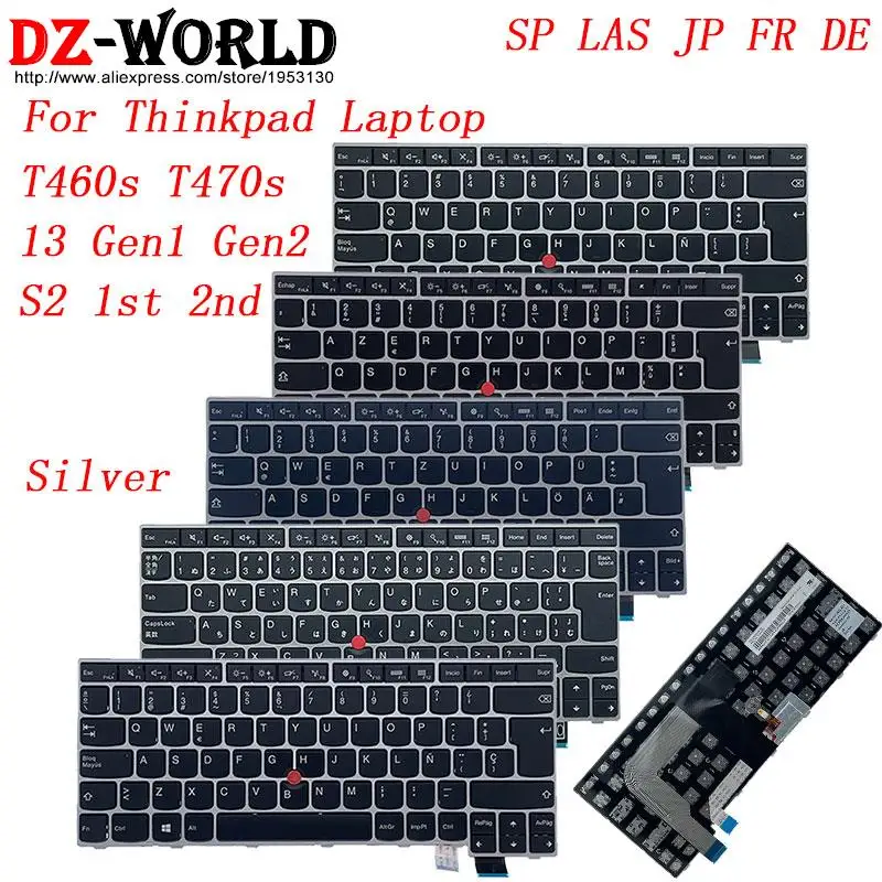 SP LAS JP FR DE Клавиатура для ноутбука Lenovo Thinkpad T460s T470s 13 Gen 1 2 S2 G1 G2 оригинальная Латиноамериканская испанская французская немецкая Японская Клавиатура
SP LAS JP FR DE Клавиатура для ноутбука Lenovo Thinkpad T460s T470s 13 Gen 1 2 S2 G1 G2 оригинальная Латиноамериканская испанская французская немецкая Японская Клавиатура