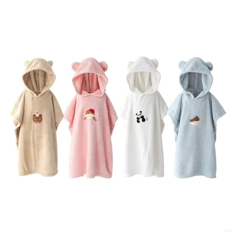 090B Bath Cape Towel Shower Towel Breathable Bathrobe Hooded Blanket Children Poncho Cartoon Bath Towel for Toddler Newborns
090B Bath Cape Towel Shower Towel Breathable Bathrobe Hooded Blanket Children Poncho Cartoon Bath Towel for Toddler Newborns