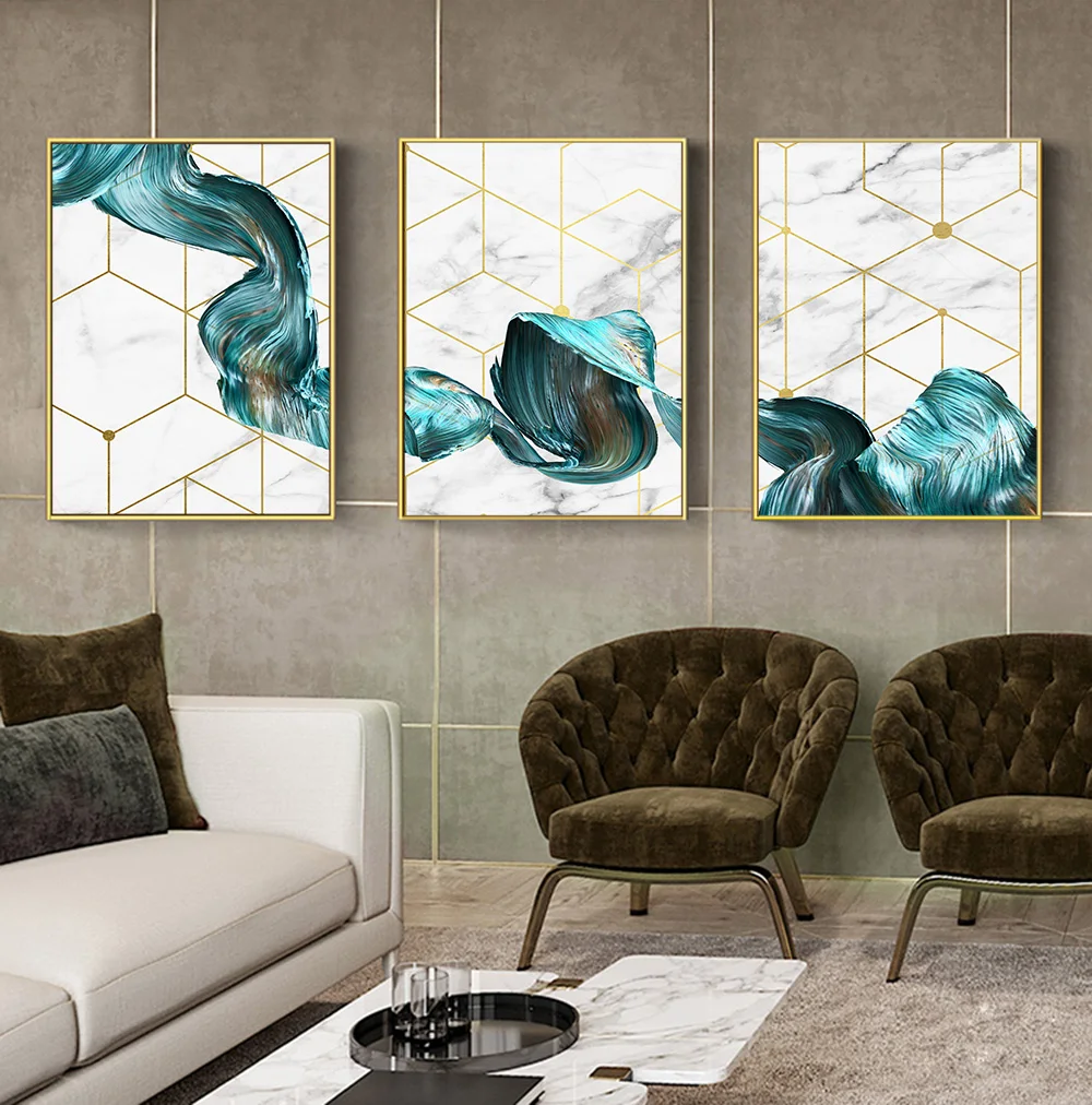 Nordic Geometric Wall Art Canvas Painting Abstract Blue Fabric Poster Print Modern Minimalist Picture for Living Room Home Decor
Nordic Geometric Wall Art Canvas Painting Abstract Blue Fabric Poster Print Modern Minimalist Picture for Living Room Home Decor
