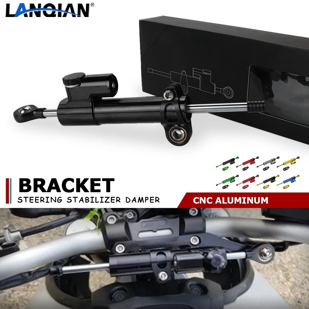 Motorcycle Steering Stabilize Damper Safety Control Bracket Mounting For Honda CRF1000L CRF 1000L Africa Twin 2015 2016 -2018
Motorcycle Steering Stabilize Damper Safety Control Bracket Mounting For Honda CRF1000L CRF 1000L Africa Twin 2015 2016 -2018