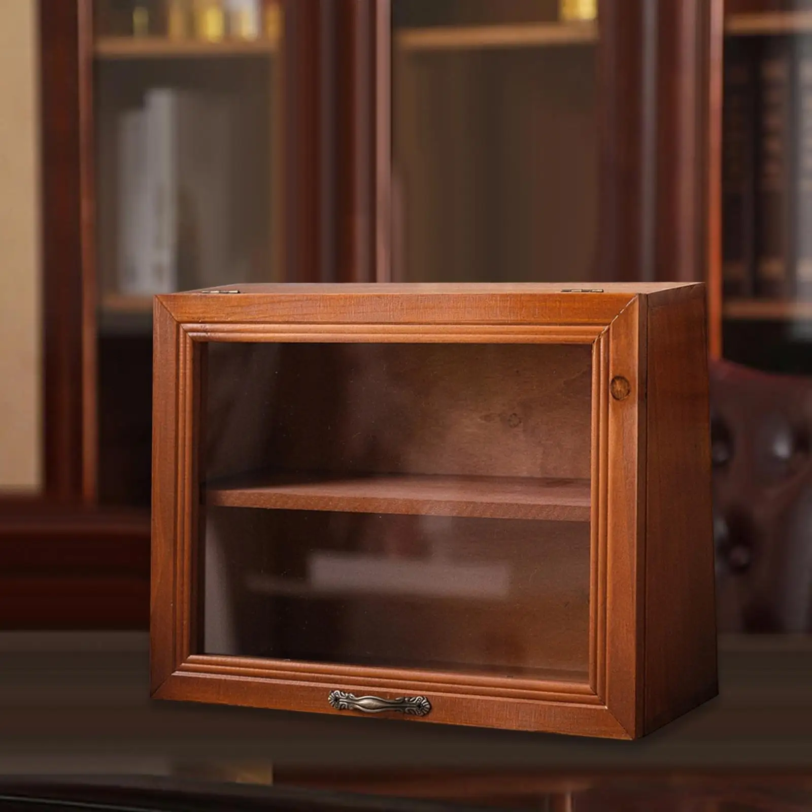 Figurine Display Case Elegant Flip Top Wood Figures Storage Box Cabinet for Collectibles Action Figure Small Objects Model Dolls
Figurine Display Case Elegant Flip Top Wood Figures Storage Box Cabinet for Collectibles Action Figure Small Objects Model Dolls