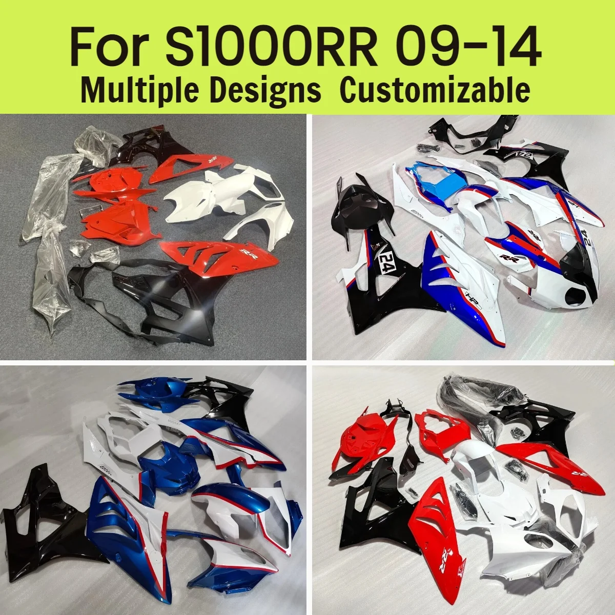 Prime Fairing Kit S1000RR 2009-2014 Motorcycle Accessories Custom Injection Fairings for BMW S 1000RR 09-14
Prime Fairing Kit S1000RR 2009-2014 Motorcycle Accessories Custom Injection Fairings for BMW S 1000RR 09-14