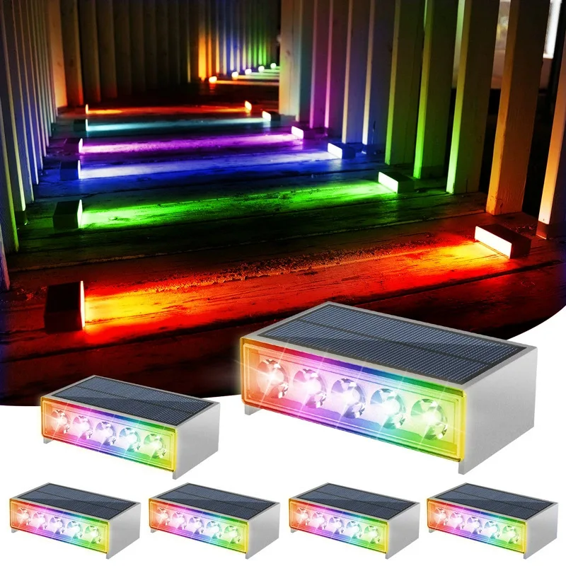 Solar Step Light Outdoor Courtyard Decoration Fence Lights Landscape Wall Lamp Waterproof Garden Staircase Light atmosphere
Solar Step Light Outdoor Courtyard Decoration Fence Lights Landscape Wall Lamp Waterproof Garden Staircase Light atmosphere