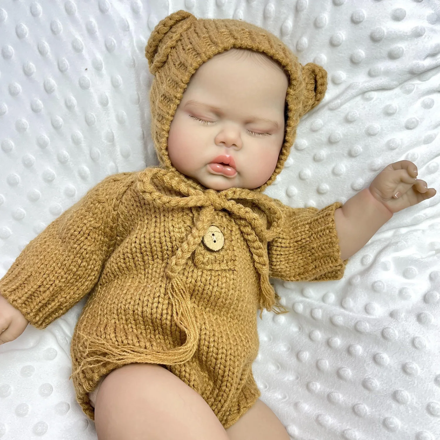 BZDOLL 20Inch 3D Skin With Visible Veins 50 CM Fat Reborn Baby Toy Vinyl Limbs Cloth Body Lifelike Birthday Gift Accompany Dolls
BZDOLL 20Inch 3D Skin With Visible Veins 50 CM Fat Reborn Baby Toy Vinyl Limbs Cloth Body Lifelike Birthday Gift Accompany Dolls