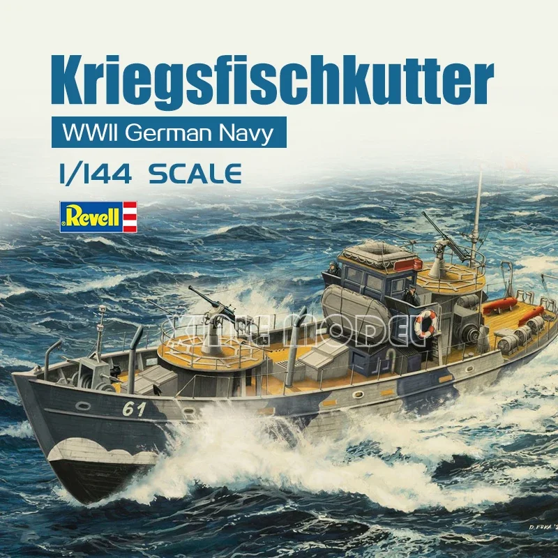 Комплект модели корабля Revell в сборе из пластика 05242 KFK (Kriegsfischkutter) 1/144
Комплект модели корабля Revell в сборе из пластика 05242 KFK (Kriegsfischkutter) 1/144