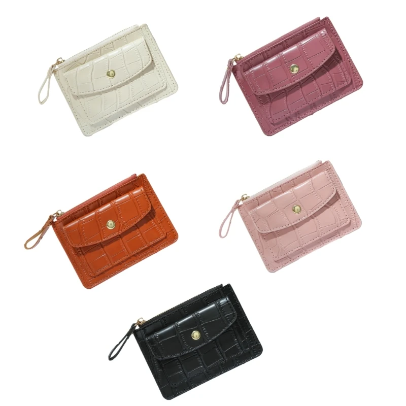 Stylish Zipper Card Holder Short Wallet with 3 Card Slots and Coin Pocket Women Girls Solid Color Small PU Leather Coin Purse
Stylish Zipper Card Holder Short Wallet with 3 Card Slots and Coin Pocket Women Girls Solid Color Small PU Leather Coin Purse