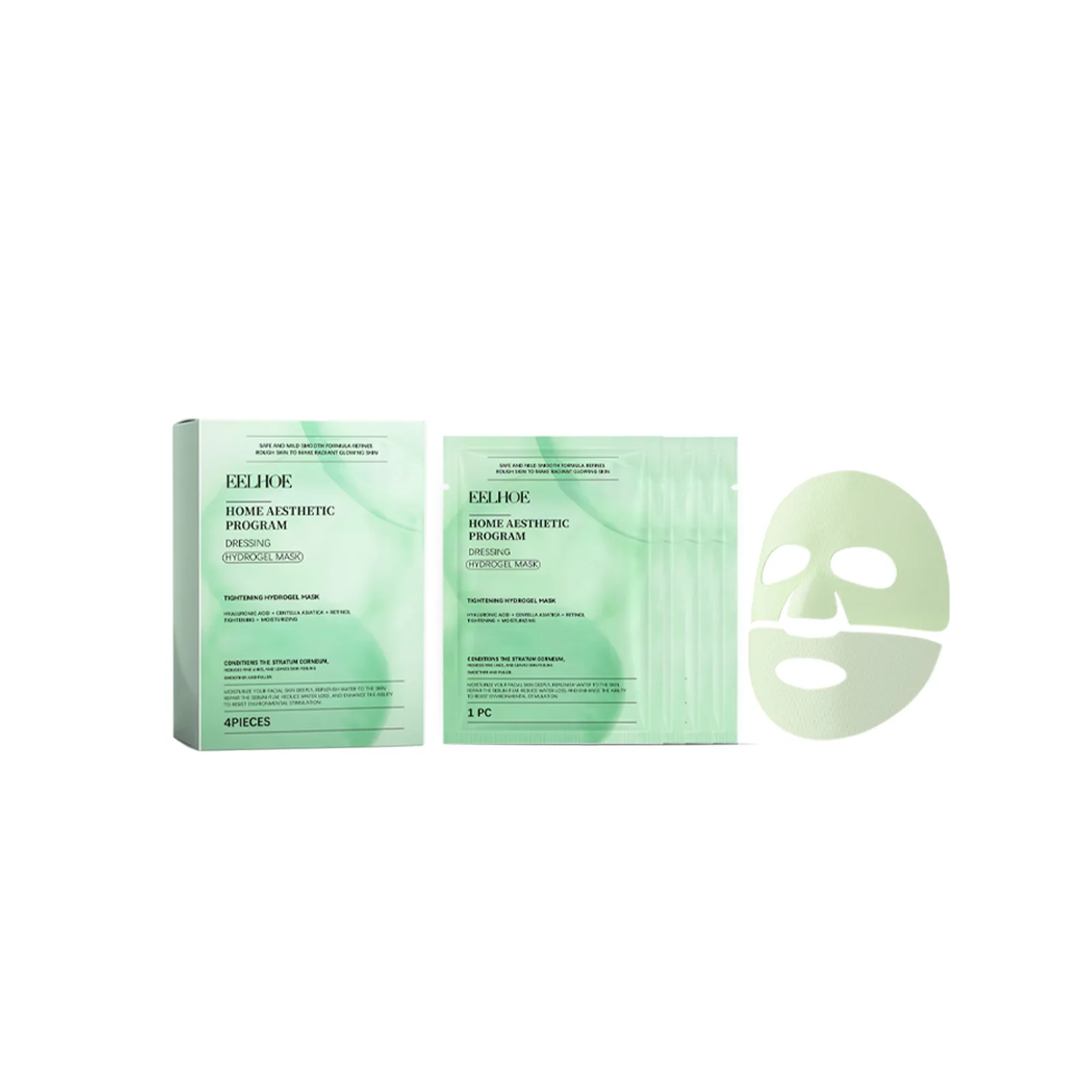 EELHOE 4pcs Retinol Hydrogel Mask Deep Hydration Anti Aging Brightening Facial Treatment for Glowing Skin
EELHOE 4pcs Retinol Hydrogel Mask Deep Hydration Anti Aging Brightening Facial Treatment for Glowing Skin