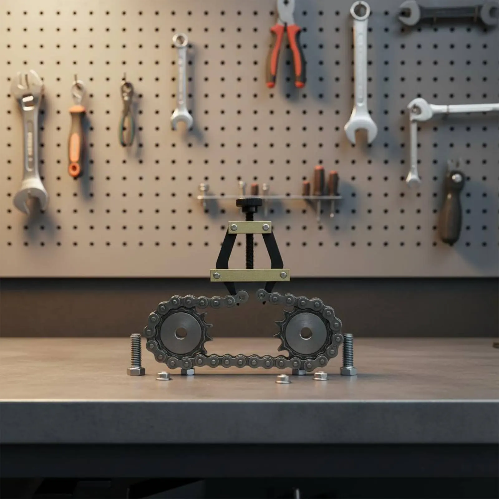 Chain Tensioner Tool Adjustable Chain Connecting Puller Easy to Use Corrosion-Resistant for Mechanics, Workshop, Garage
Chain Tensioner Tool Adjustable Chain Connecting Puller Easy to Use Corrosion-Resistant for Mechanics, Workshop, Garage