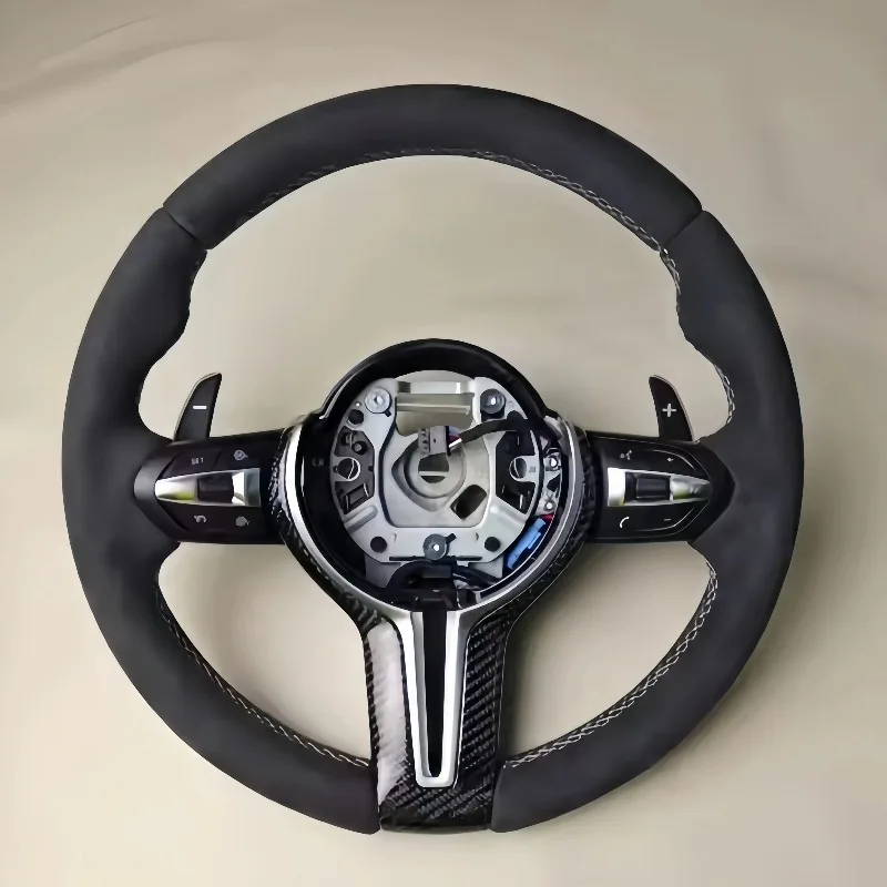 Alcantara Steering Wheel M Performance Steering Wheel Fit for F30 F10 F32 F10 F20 F07 F01 E46 E60 E90 M3 M4 M5
Alcantara Steering Wheel M Performance Steering Wheel Fit for F30 F10 F32 F10 F20 F07 F01 E46 E60 E90 M3 M4 M5