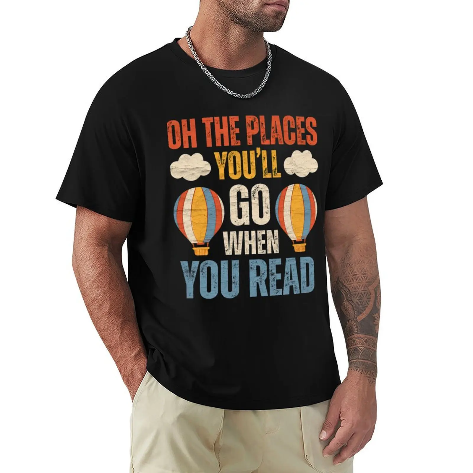 Hot Air Balloon Oh The Places You’ll Go When You Read T-Shirt Casual Minimalist Short Sleeve Top
Hot Air Balloon Oh The Places You’ll Go When You Read T-Shirt Casual Minimalist Short Sleeve Top