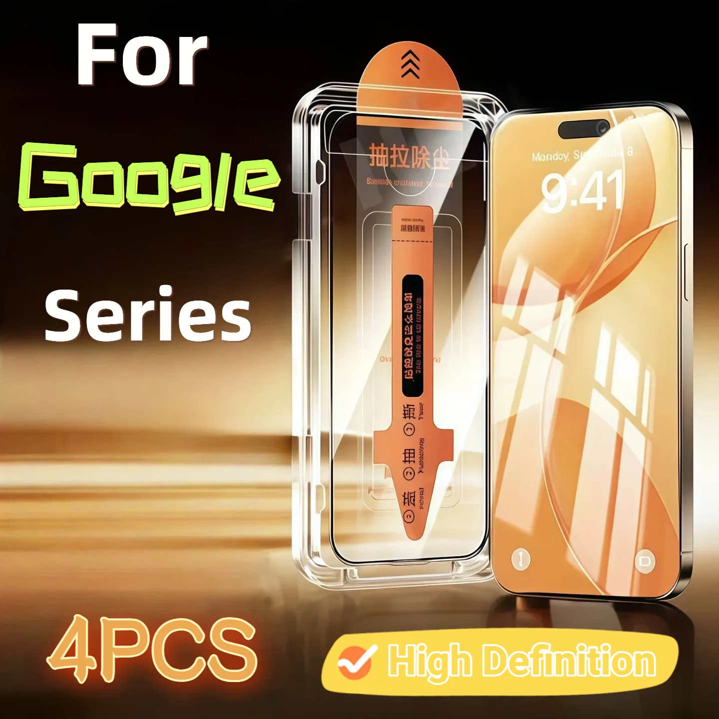 4Pcs High-definition tempered glass screen protector for Google series Pixel 6, 6A, 7, 7A, 8, 8A, 8 Pro, 9, 10
4Pcs High-definition tempered glass screen protector for Google series Pixel 6, 6A, 7, 7A, 8, 8A, 8 Pro, 9, 10