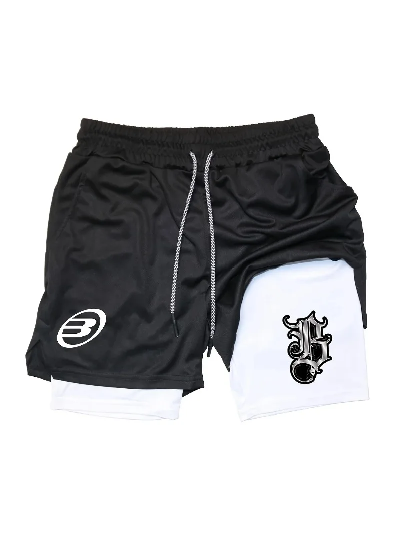 Men'S Quick-Dry Athletic Shorts Summer GYM High-Elasticity Mesh with Print Design Breathable Running with Pockets 2in1 Joggers
Men'S Quick-Dry Athletic Shorts Summer GYM High-Elasticity Mesh with Print Design Breathable Running with Pockets 2in1 Joggers