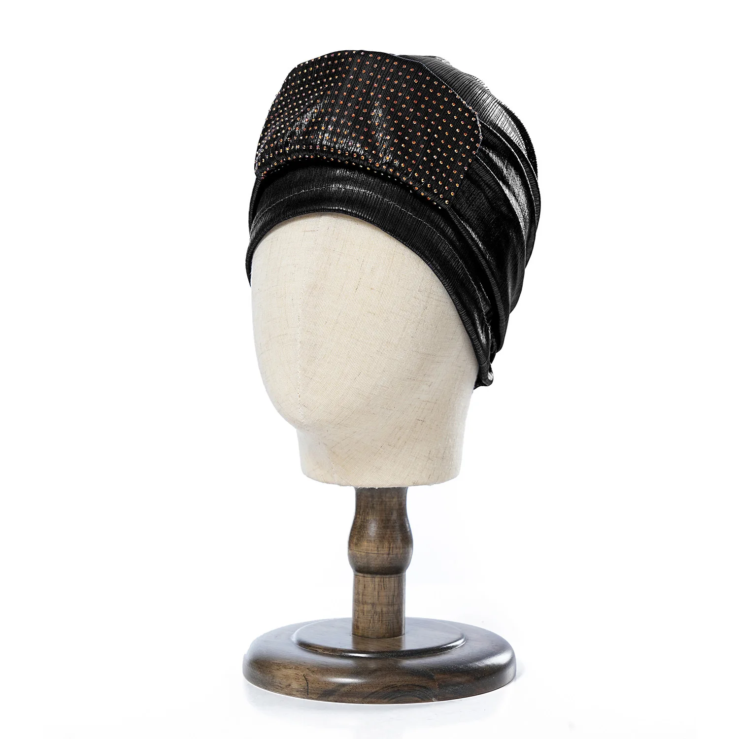 African Auto Gele Headtie Diamonds Pleated Hat Muslim Hijab Women Wedding Party Headgear Bonnet Turban Cap Head Wraps Headscarf
African Auto Gele Headtie Diamonds Pleated Hat Muslim Hijab Women Wedding Party Headgear Bonnet Turban Cap Head Wraps Headscarf