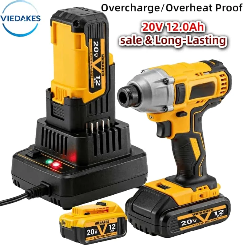 Bestseller!20V 12.0Ah Replacement Battery for DEWALT,Fully Compatible with Cordless Hammers/Wrenches/Sanders,for DIY Enthusiasts
Bestseller!20V 12.0Ah Replacement Battery for DEWALT,Fully Compatible with Cordless Hammers/Wrenches/Sanders,for DIY Enthusiasts