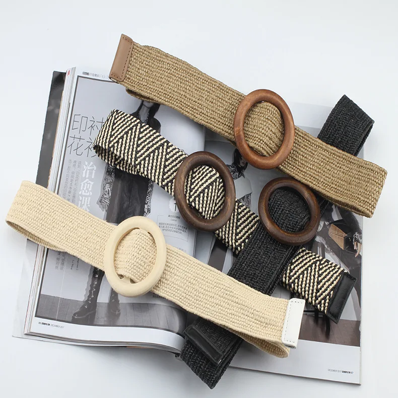 Spring and Summer Dress Decorative Belt Women's Fashion Simple Elastic Woven Belt Bohemian Accessories Belts for Women
Spring and Summer Dress Decorative Belt Women's Fashion Simple Elastic Woven Belt Bohemian Accessories Belts for Women