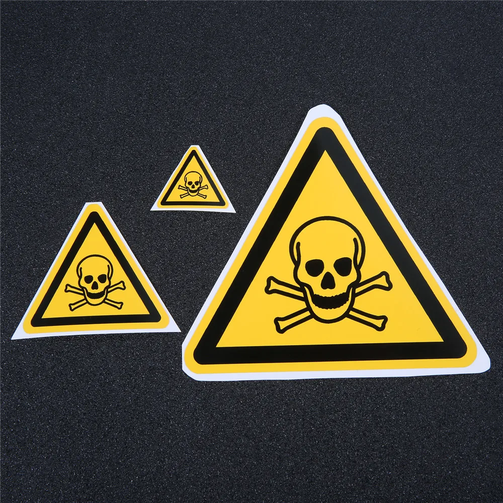 5/10 шт. 2,5/5/10 см треугольный предупреждающий знак наклейка «часы от отравления» сигнализация о опасности черепа узор логотип бирки безопасности ПВХ
5/10 шт. 2,5/5/10 см треугольный предупреждающий знак наклейка «часы от отравления» сигнализация о опасности черепа узор логотип бирки безопасности ПВХ