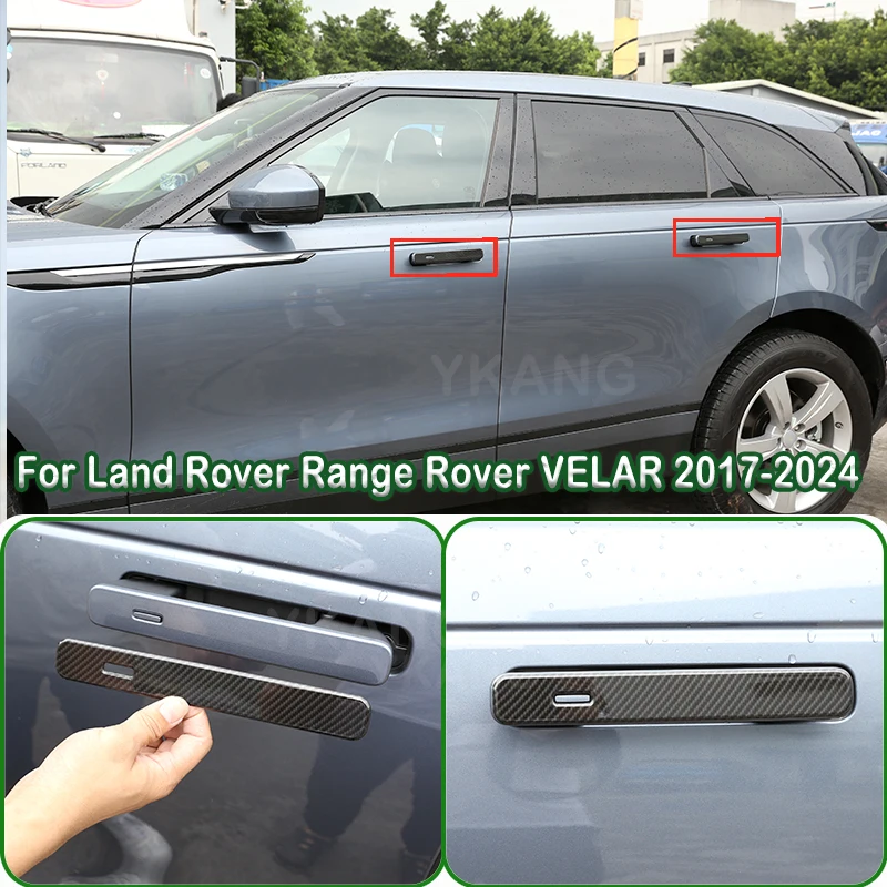 For Land Rover Range Rover VELAR 2017-2024 ABS Carbon Fiber /Black Car Door Handle Trims Cover Frame Car Accessories
For Land Rover Range Rover VELAR 2017-2024 ABS Carbon Fiber /Black Car Door Handle Trims Cover Frame Car Accessories