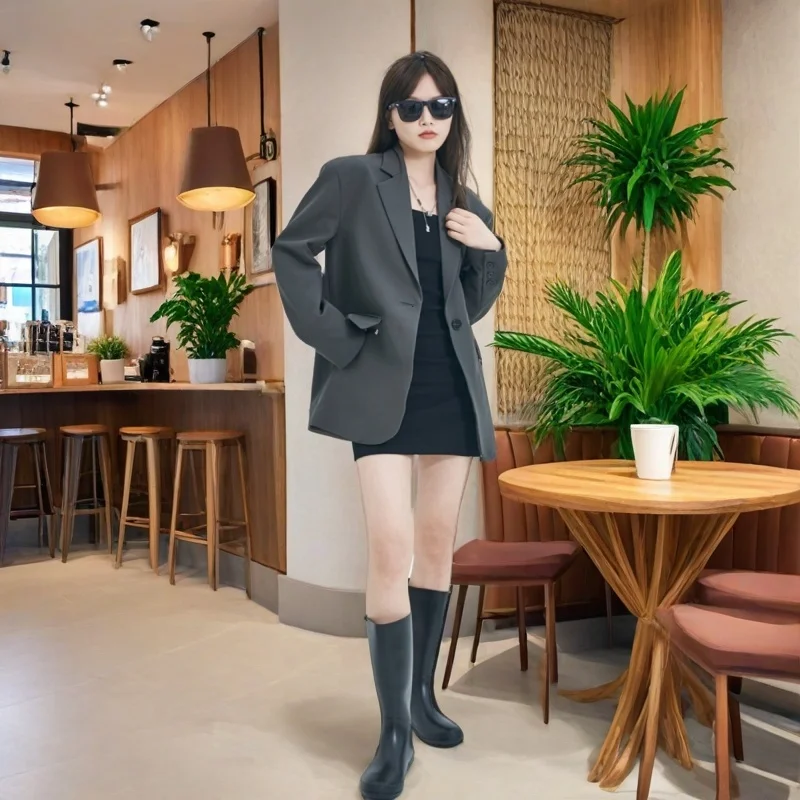 Blazer Oversize Women Women'S Summer Suit Denim Patchwork Irregular Straight Stripe Contrast Red Waist Sequins Sparkling Bead
Blazer Oversize Women Women'S Summer Suit Denim Patchwork Irregular Straight Stripe Contrast Red Waist Sequins Sparkling Bead