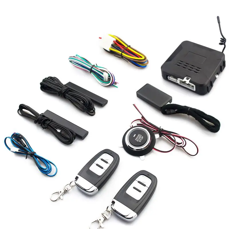 Passive Keyless Push Start System Push To Start Kit With Remote Start One-Button Start Engine Remote Trunk Release Phone Control
Passive Keyless Push Start System Push To Start Kit With Remote Start One-Button Start Engine Remote Trunk Release Phone Control