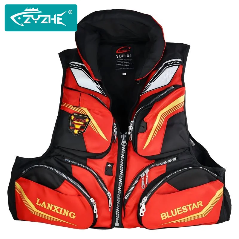 ZYZHE Men Rock Fishing Jacket J41Multi-function Buoyancy Vest Buoyancy Greater 7.5kg Outdoors Sports Boating Fishing Clothes
ZYZHE Men Rock Fishing Jacket J41Multi-function Buoyancy Vest Buoyancy Greater 7.5kg Outdoors Sports Boating Fishing Clothes